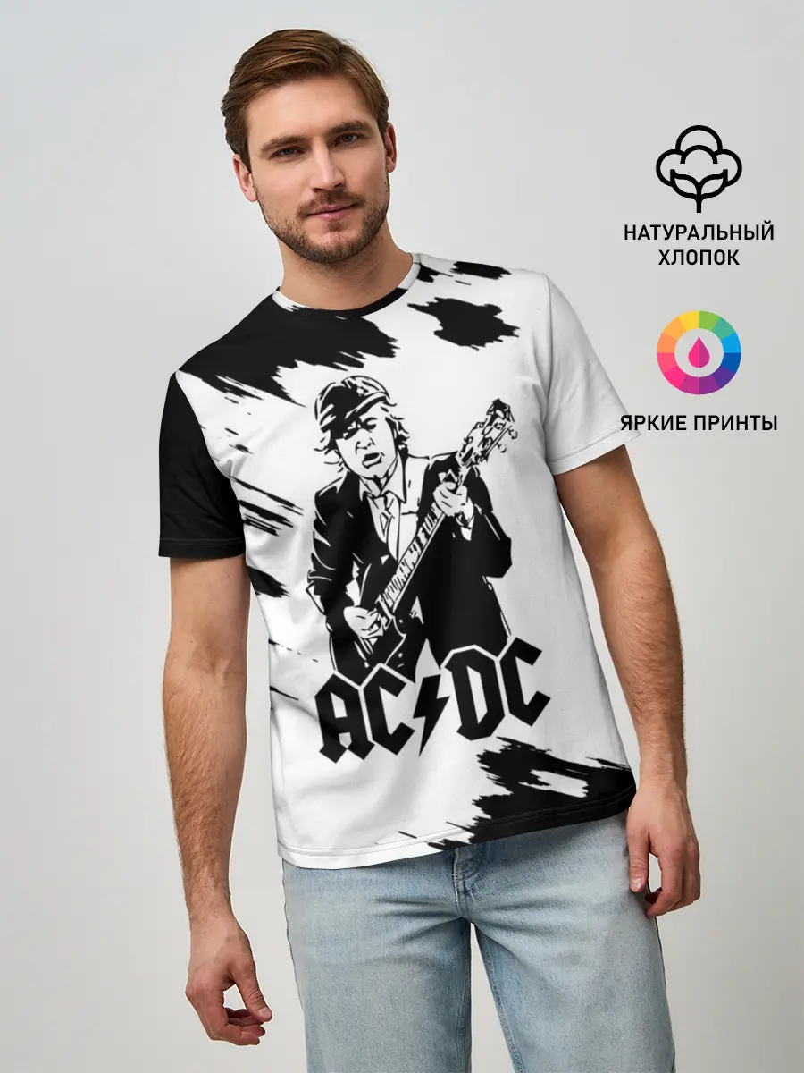Мужская базовая футболка / AC/DC