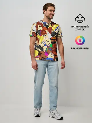 Мужская базовая футболка / ROBLOX