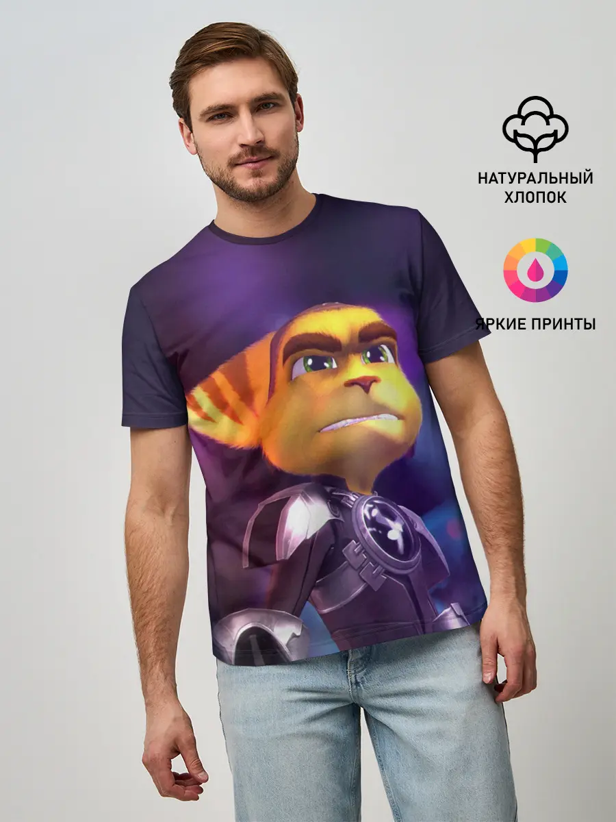 Мужская базовая футболка / Рэтчет и Кланr