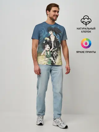 Мужская базовая футболка / Дороро