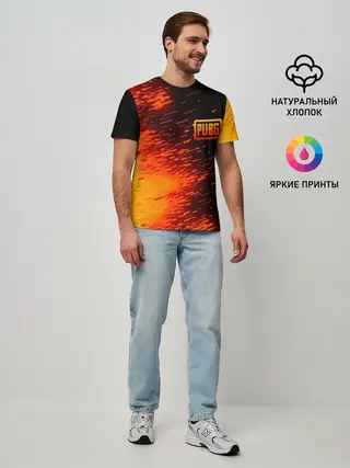 Мужская базовая футболка / PUBG