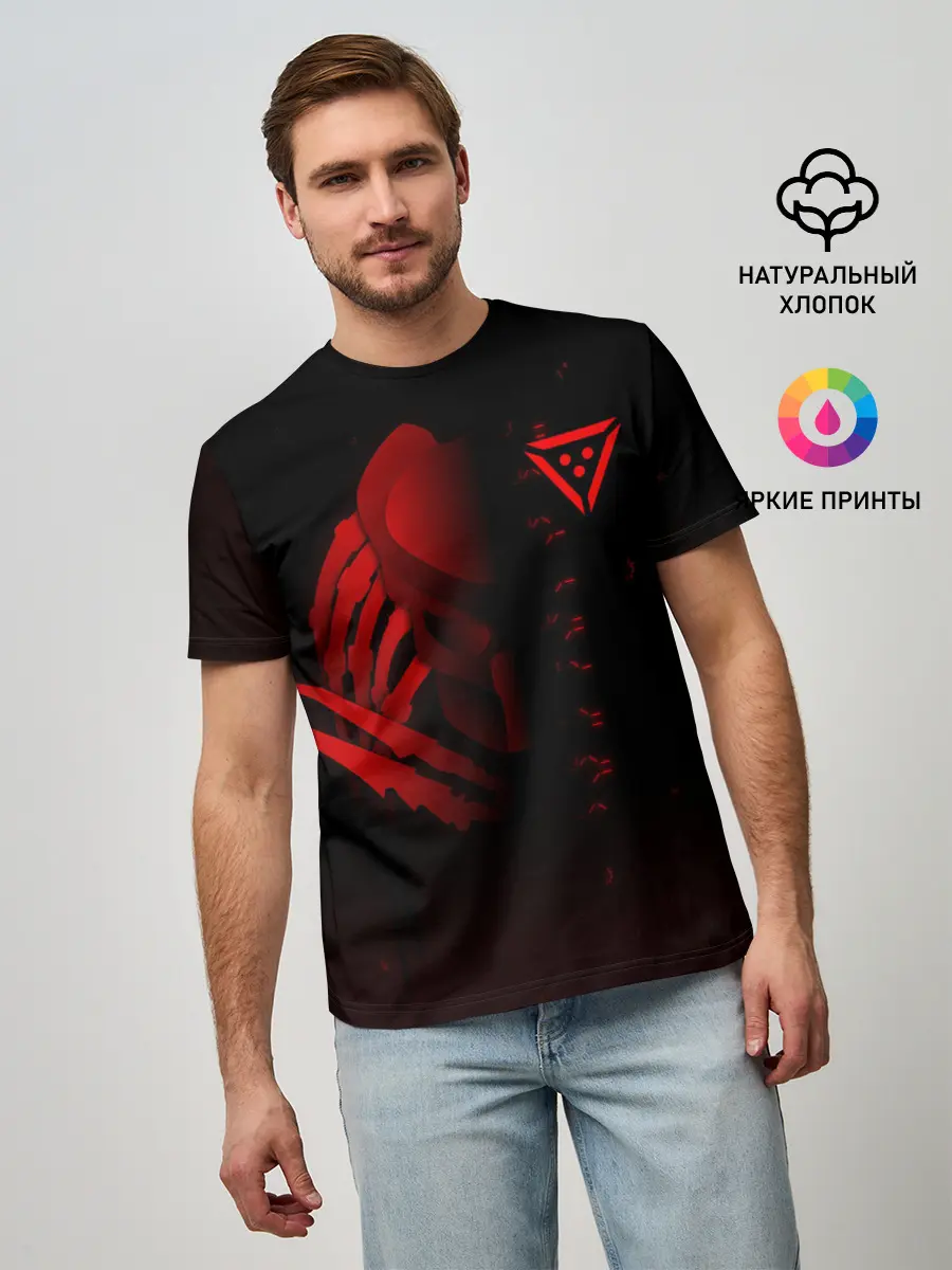 Мужская базовая футболка / ХИЩНИК.