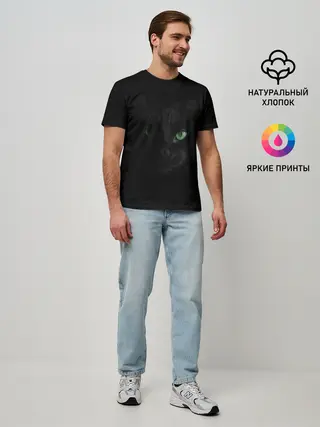 Мужская базовая футболка / Хочу быть кошкой