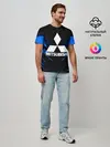 Мужская базовая футболка / MITSUBISHI SPORT COLLECTION