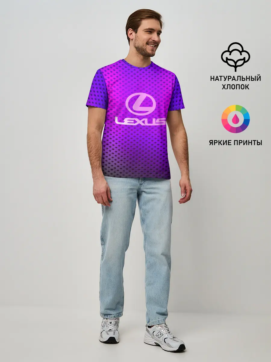 Мужская базовая футболка / LEXUS