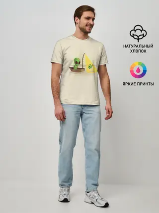 Мужская базовая футболка / Alien Fishing