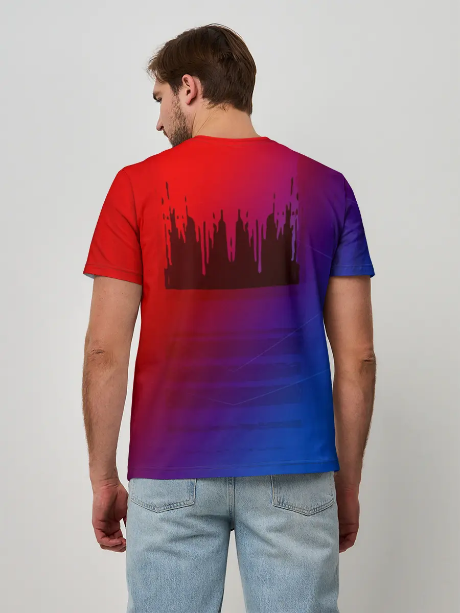 Мужская базовая футболка / FC Barcelona color sport