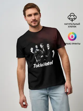 Мужская базовая футболка / Tokio Hotel