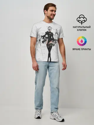 Мужская базовая футболка / NieR Automata 1