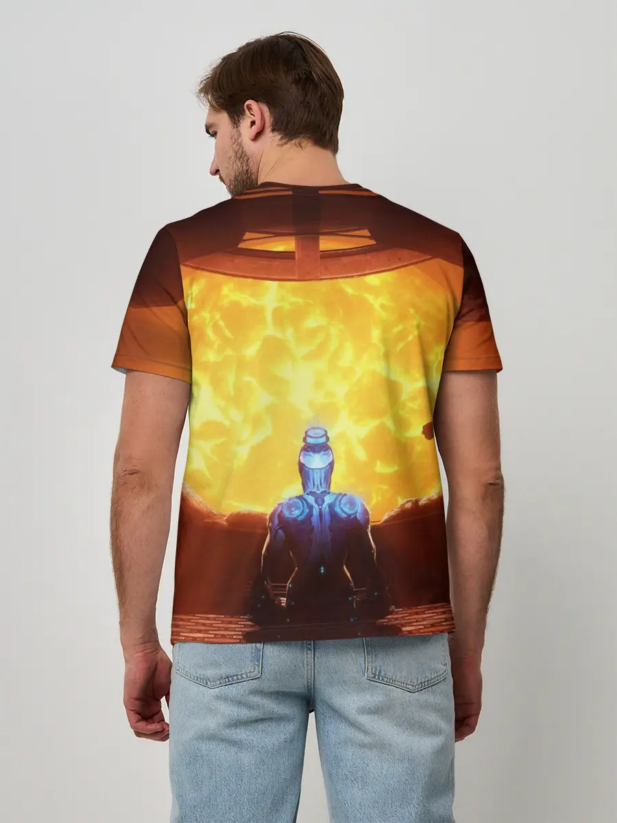 Мужская базовая футболка / Warframe