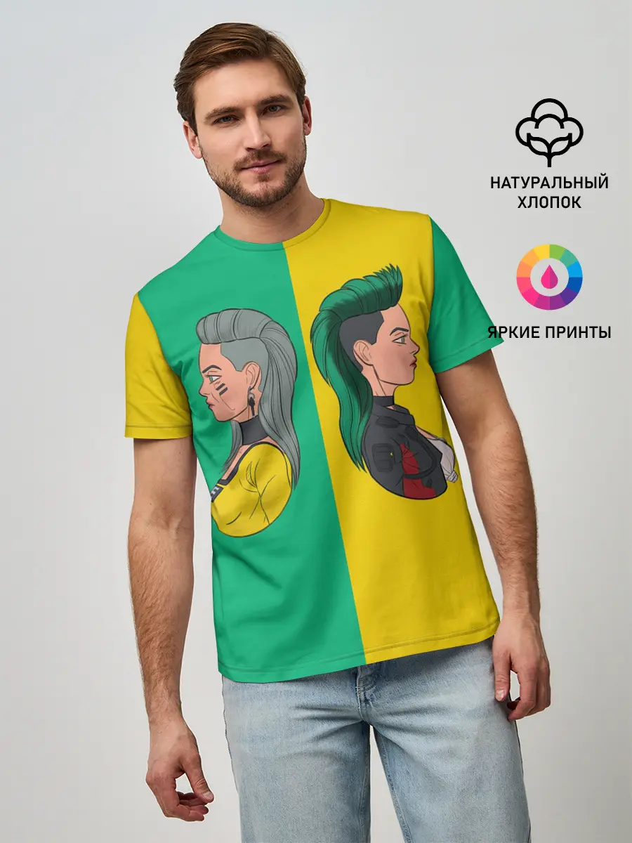 Мужская базовая футболка / Бестия