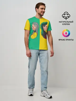 Мужская базовая футболка / Бестия