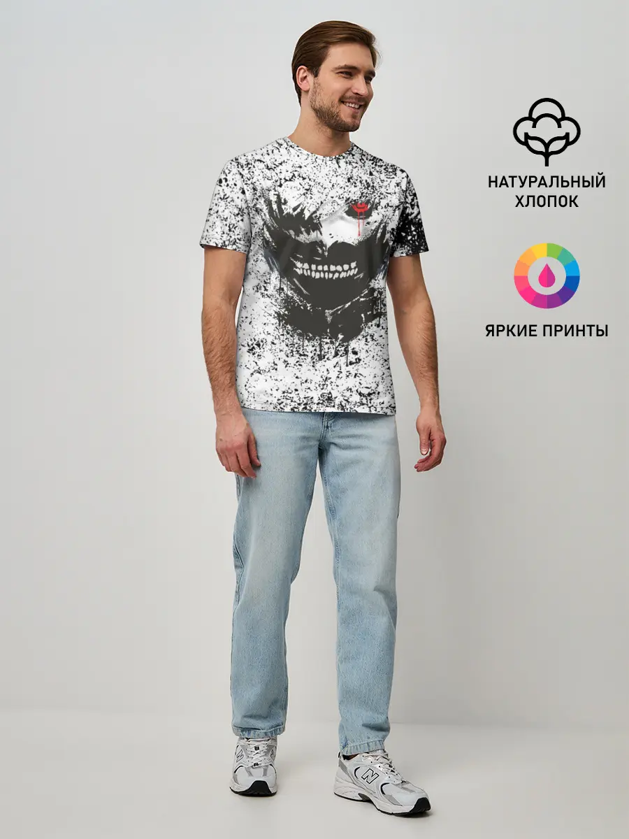 Мужская базовая футболка / Kaneki Ken