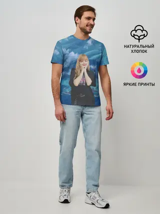 Мужская базовая футболка / LISA BLACKPINK