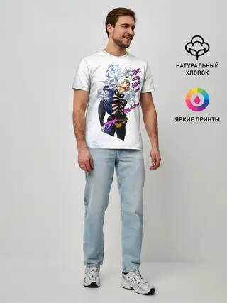 Мужская базовая футболка / JoJo Bizarre Adventure