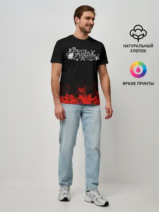 Мужская базовая футболка / Bullet for my Valentine