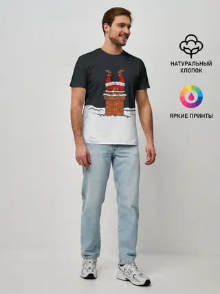 Мужская базовая футболка / С Новым Годом!
