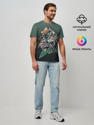 Мужская базовая футболка / JoJo