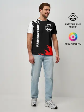 Мужская базовая футболка / RAMMSTEIN