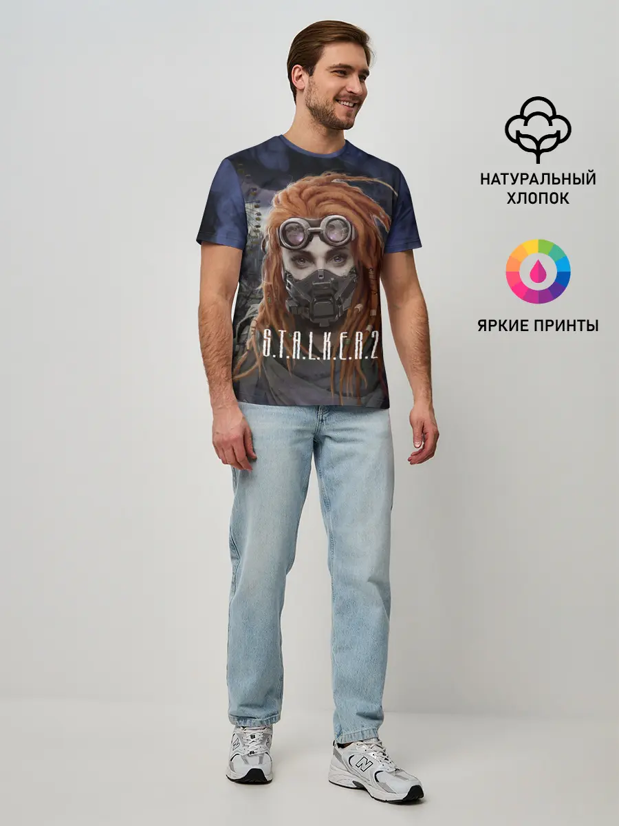 Мужская базовая футболка / S.T.A.L.K.E.R. | С.Т.А.Л.К.Е.Р 2