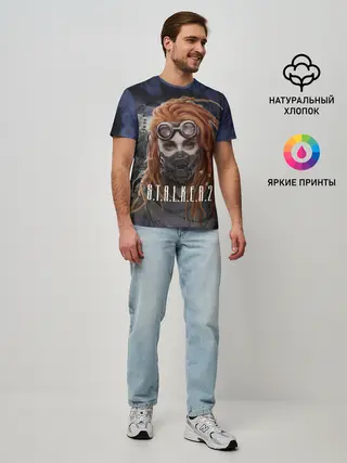 Мужская базовая футболка / S.T.A.L.K.E.R. | С.Т.А.Л.К.Е.Р 2