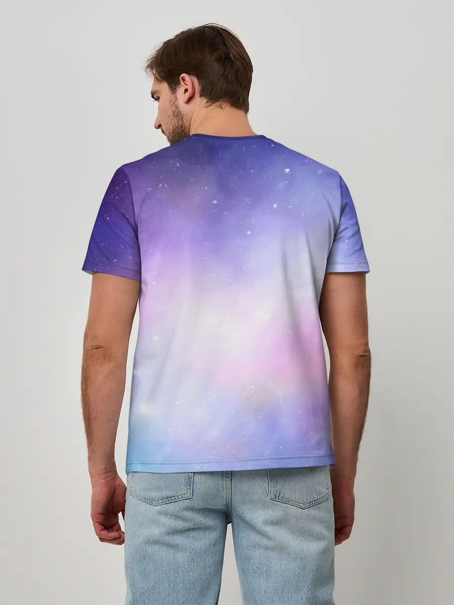 Мужская базовая футболка / Новогодний Among us