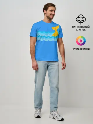 Мужская базовая футболка / Pop it / Simple Dimple