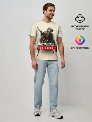 Мужская базовая футболка / Sniper Ghost Warrior Contracts