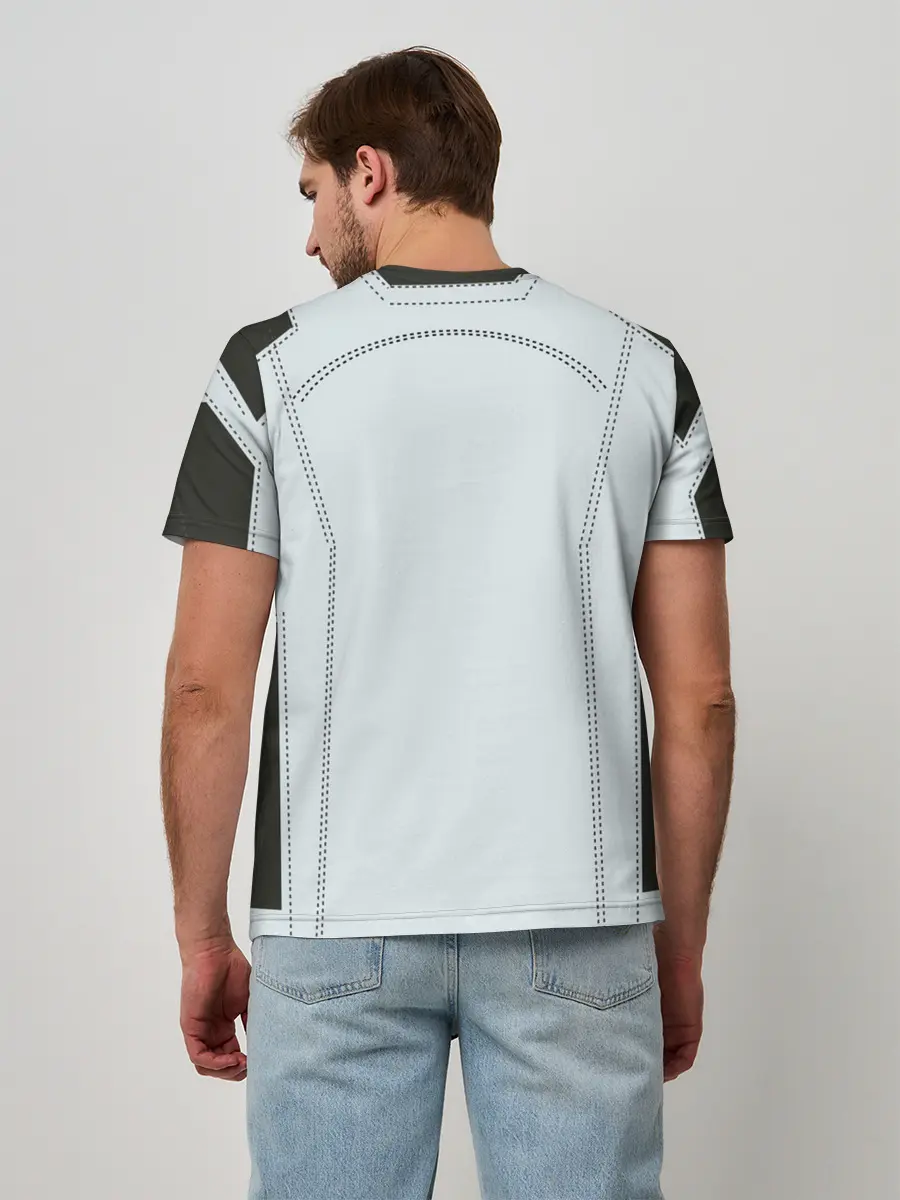 Мужская базовая футболка / Скафандр SpaсeX