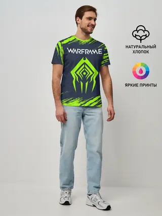 Мужская базовая футболка / WARFRAME / ВАРФРЕЙМ