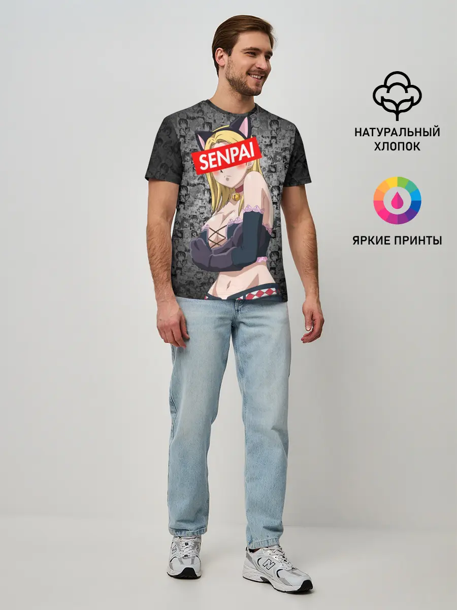 Мужская базовая футболка / Anime