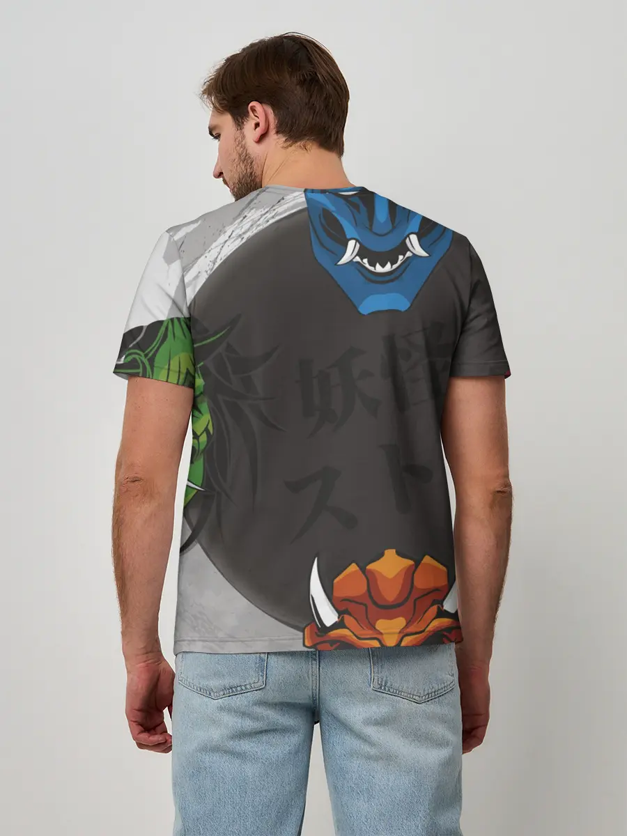 Мужская базовая футболка / Маски Они