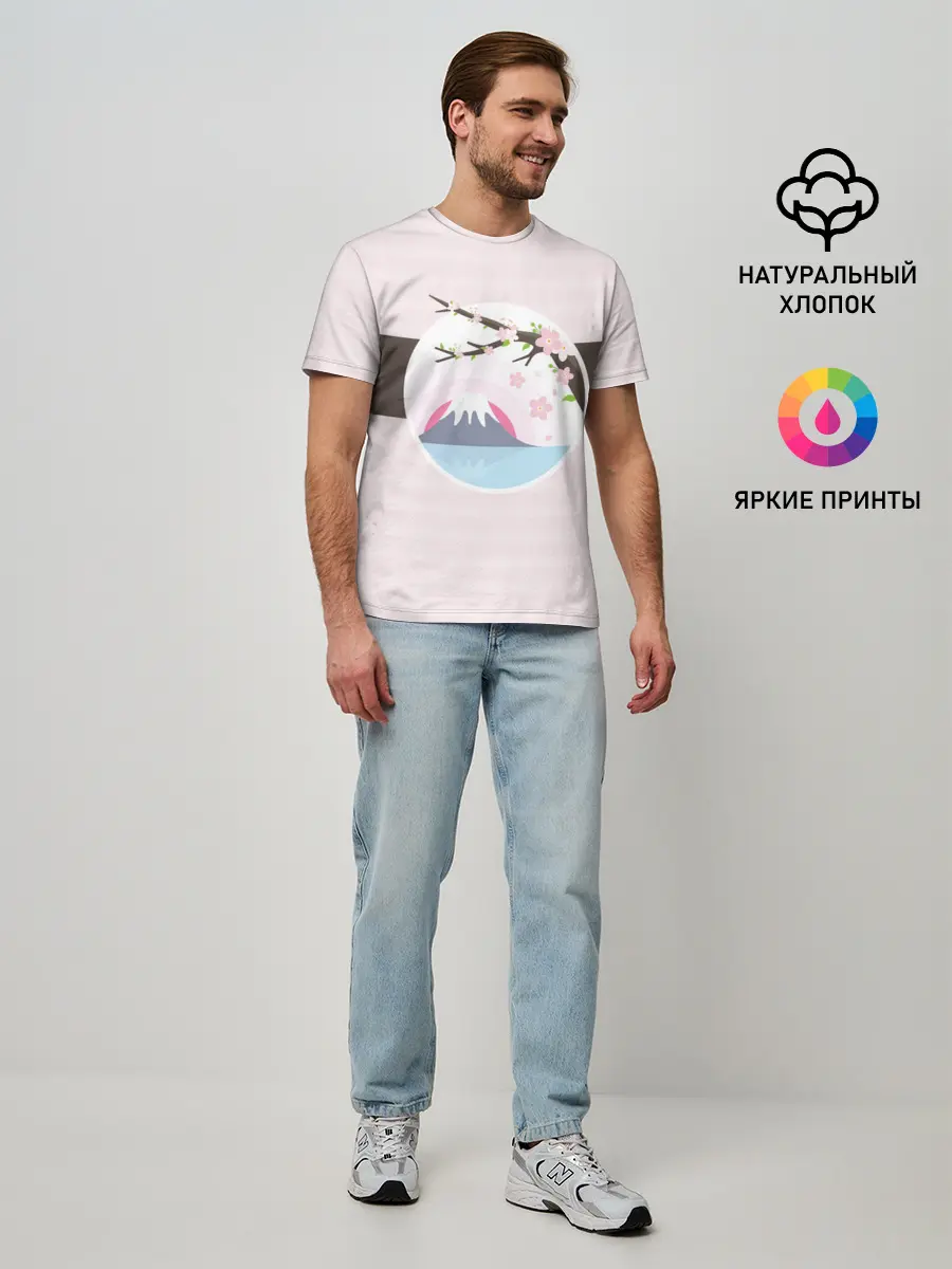 Мужская базовая футболка / Сакура | Sakura