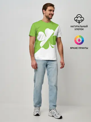 Мужская базовая футболка / Lucky Clover