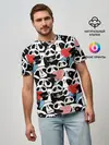 Мужская базовая футболка / Funny Panda