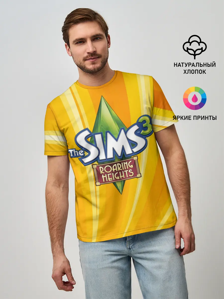 Мужская базовая футболка / The Sims