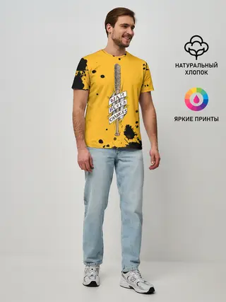 Мужская базовая футболка / Война никогда не меняется