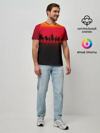 Мужская базовая футболка / read dead