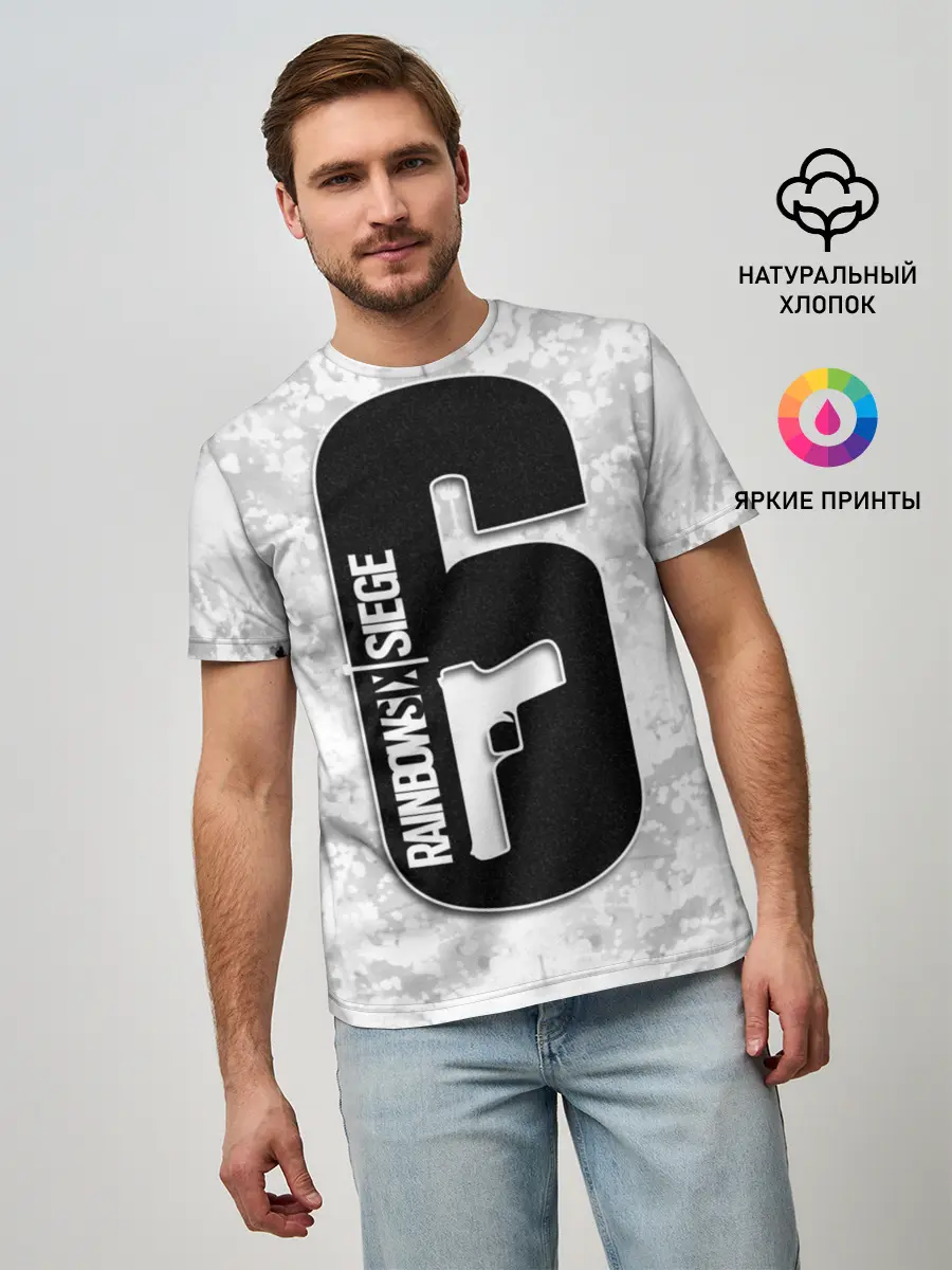 Мужская базовая футболка / Rainbow Six | Siege.