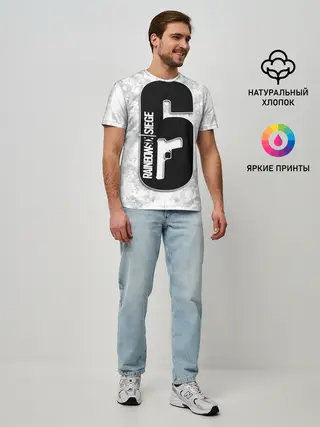 Мужская базовая футболка / Rainbow Six | Siege.