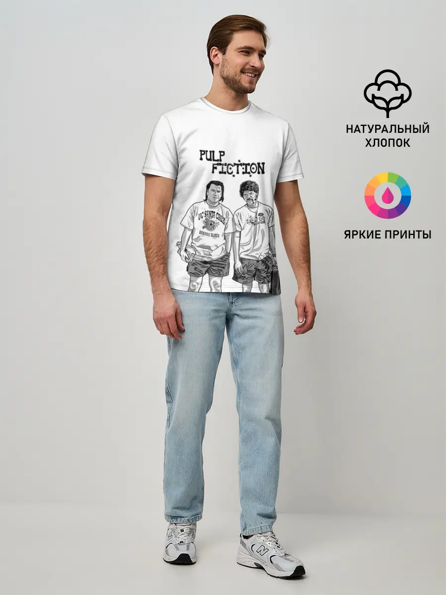 Мужская базовая футболка / Pulp Fiction
