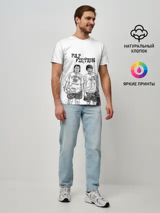 Мужская базовая футболка / Pulp Fiction