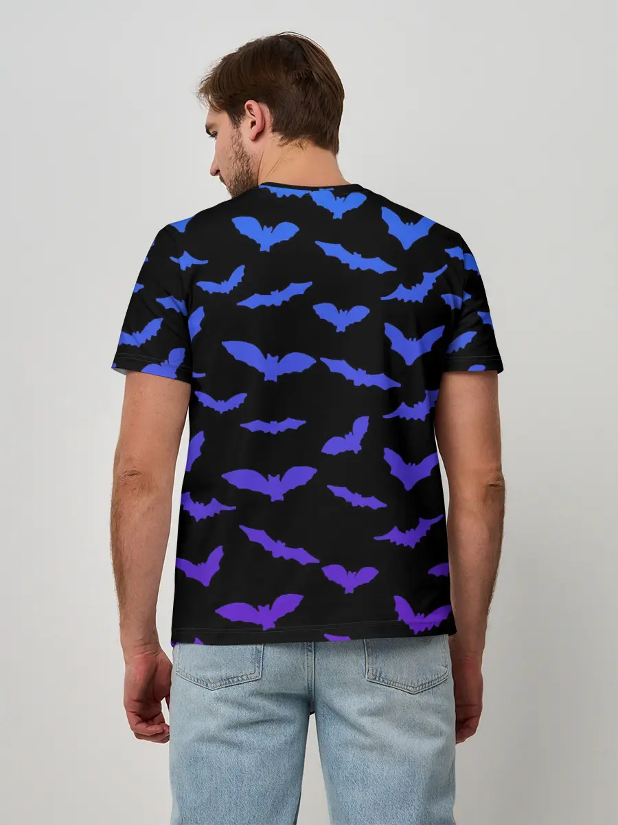 Мужская базовая футболка / Летучие хищники