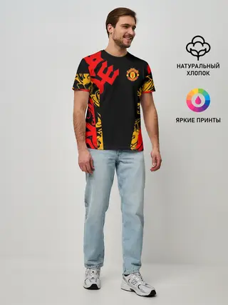 Мужская базовая футболка / Manchester United | Red Devils