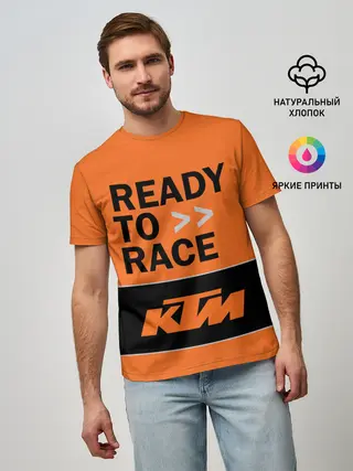 Мужская базовая футболка / KTM | READY TO RACE