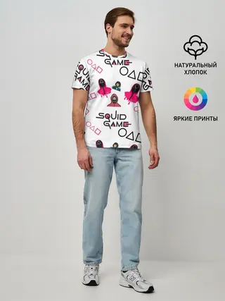 Мужская базовая футболка / игра в кальмара злодеи
