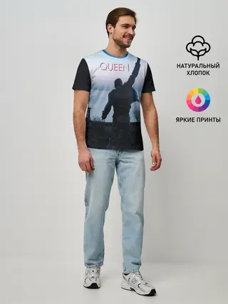 Мужская базовая футболка / Queen