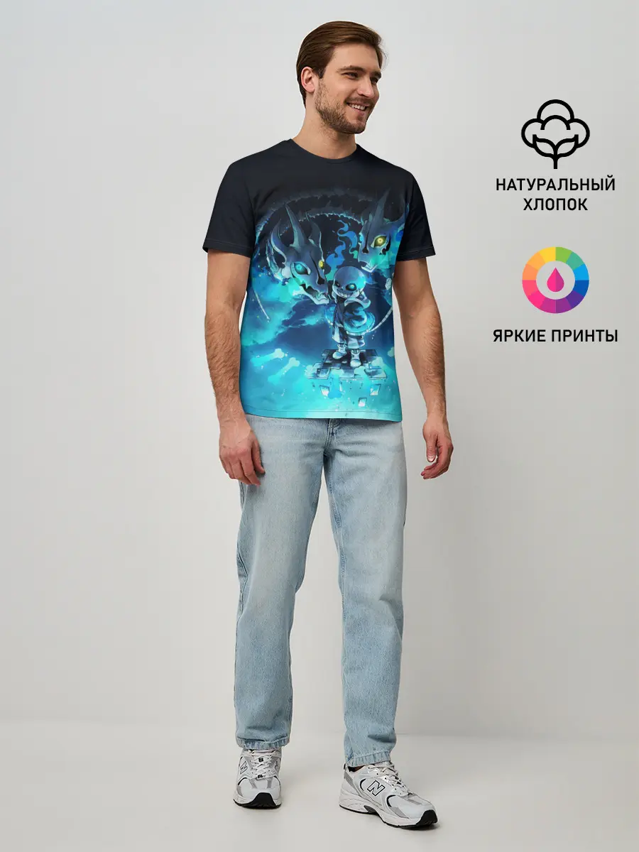 Мужская базовая футболка / UNDERTALE