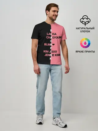 Мужская базовая футболка / BLACKPINK