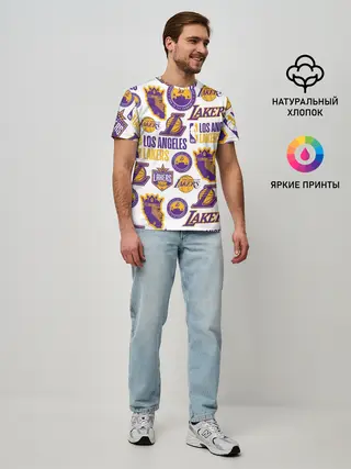 Мужская базовая футболка / LAKERS LOGO